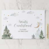 ウィンターオネダーランドフォレストの最初の誕生日パーティー ペーパーパッド (インサイチュ)