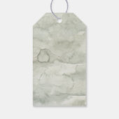 ウィンターオネダーランドフォレストファースト誕生日サンキュー ギフトタグ (裏面)