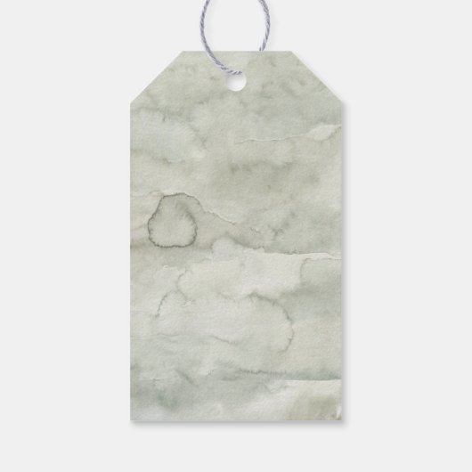 ウィンターオネダーランドフォレストファースト誕生日サンキュー ギフトタグ (裏面)