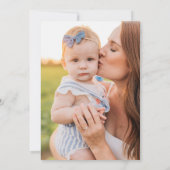 ウィンターオネダーランドワンダーランドファースト誕生日 招待状 (裏面)