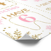 ウィンターオネダーランドワンダーランド誕生日ボード ポスター (角)