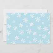 ウィンターオネダーランド招待状 招待状 (裏面)