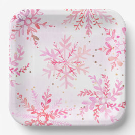 ウィンターオネダーランド紙パーティープレート ペーパープレート