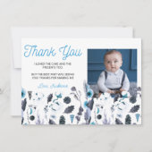 ウィンターオネダーランド誕生日サンキューオファーカード 招待状 (正面)