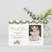 ウィンターオネダーランド誕生日サンキューカード 招待状 (スタンド正面)