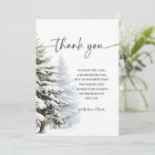 ウィンターオネダーランド誕生日サンキューカード 招待状 (スタンド正面)