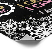 ウィンターオネダーランド誕生日シャルボードガール ポスター (角)