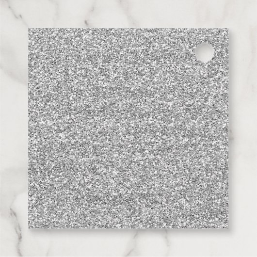 ウィンターオネダーランド誕生日シルバー金ゴールドスノーフレーク フェイバータグ (裏面)