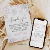 ウィンターオネダーランド誕生日 サンキューカード