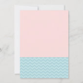 ウィンターオネダーランド雪だるまガール1st誕生日 招待状 (裏面)