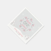 ウィンターオネダーランド1st誕生日パーティーペーパーナプキン スタンダードカクテルナプキン (角)