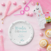 ウィンターオネダーランド1st誕生日パーティー紙プレート ペーパープレート (パーティー)