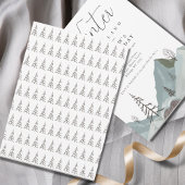 ウィンターオネダーランド1st誕生日パーティー 招待状