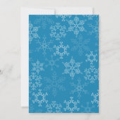 ウィンターオネダーランド1st誕生日招待状 招待状 (裏面)