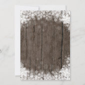 ウィンターオネダーランド1st誕生日招待状 招待状 (裏面)