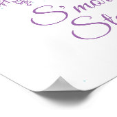 ウィンターオネダーランドSモーレスステーションパープルポスター ポスター (角)