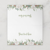 ウィンターオンダーランドクリスマスフード座席表 プレイスカード (外部開封)