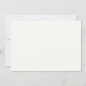 ウィンターオンダーランドジンガーブレッドクリスマス誕生日 招待状 (裏面)