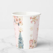 ウィンターオンダーランドスノーフレーク1st誕生日パーティー 紙コップ (左)