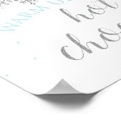 ウィンターオンダーランドブルー+シルバーホットチョコレートバー ポスター (角)