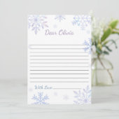 ウィンターオンダーランド初誕生日タイムカプセルカード 招待状 (スタンド正面)