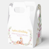 ウィンターオンダーランド誕生日パーティーの好意ボックス フェイバーボックス (オープン)