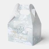 ウィンターオンダーランド1stバースデーブルーと金ゴールド フェイバーボックス (裏面サイド)