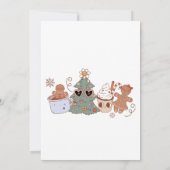 ウィンターオンダーランドGroovyクリスマスバースデーパーティー 招待状 (裏面)