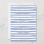 ウィンターオンデルランド ブルートラック ファーストバースデー 招待状 (裏面)