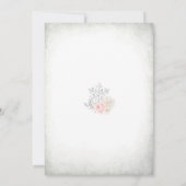 ウィンターオンデーランドの誕生日招待状 招待状 (裏面)