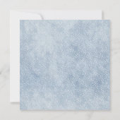 ウィンターオンデーランド ウッドランド ファーストバースデーパーティー 招待状 (裏面)