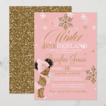 ウィンターオンデーランド ファーストバースデー アフロパフズ ベイビー