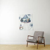 ウィンターオンデーランド ワンダーランド 1歳誕生日 タペストリー (インサイチュ)