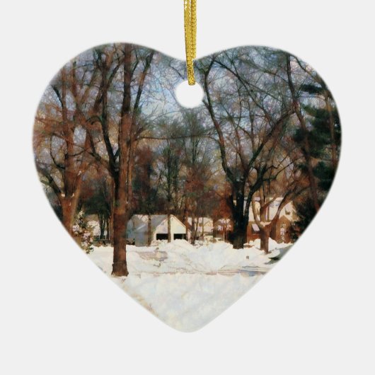 ウィンターオンマイ通り セラミックオーナメント (正面)