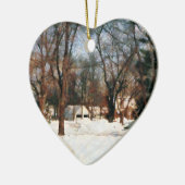 ウィンターオンマイ通り セラミックオーナメント (左)