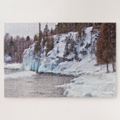 ウィンターオンレイクスーペリアズショア ジグソーパズル (横)