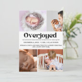 ウィンターオーバージョイドホリデーフォト誕生 案内状 (スタンド正面)