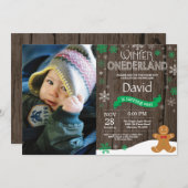 ウィンターオ素朴ネダーランド1st誕生日招待状 招待状 (正面/裏面)