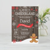 ウィンターオ素朴ネダーランド1st誕生日招待状 招待状 (スタンド正面)