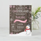 ウィンターオ素朴ネダーランド1st誕生日招待状 招待状 (スタンド正面)
