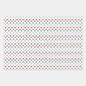 ウィンターカラーのラッピングペーパーシート3枚セット ラッピングペーパーシート (正面2)
