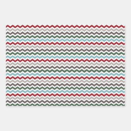 ウィンターカラーのラッピングペーパーシート3枚セット ラッピングペーパーシート