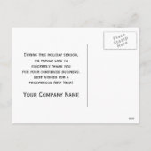 ウィンターカントリーバーンビジネス季節のごあいさつ シーズンポストカード (裏面)