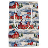 ウィンターカントリーファーム&レッドバーンズ ミディアムペーパーバッグ (正面)