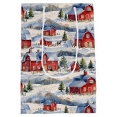 ウィンターカントリーファーム&レッドバーンズ ミディアムペーパーバッグ (裏面)