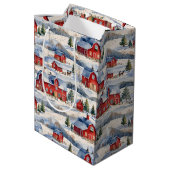 ウィンターカントリーファーム&レッドバーンズ ミディアムペーパーバッグ (裏面アングル)