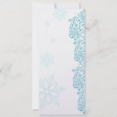 ウィンターガラ資金集企業のパーティの招待状 招待状 (裏面)