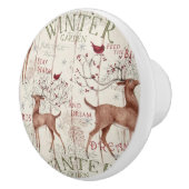 ウィンターガーデンホリデートインデアデザイン セラミックノブ (右)