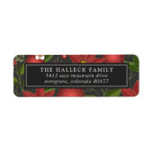 ウィンターガーデン差出人住所ラベル ラベル (正面)