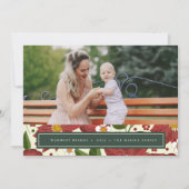 ウィンターガーデン |クリスマスフォトカード シーズンカード (正面)